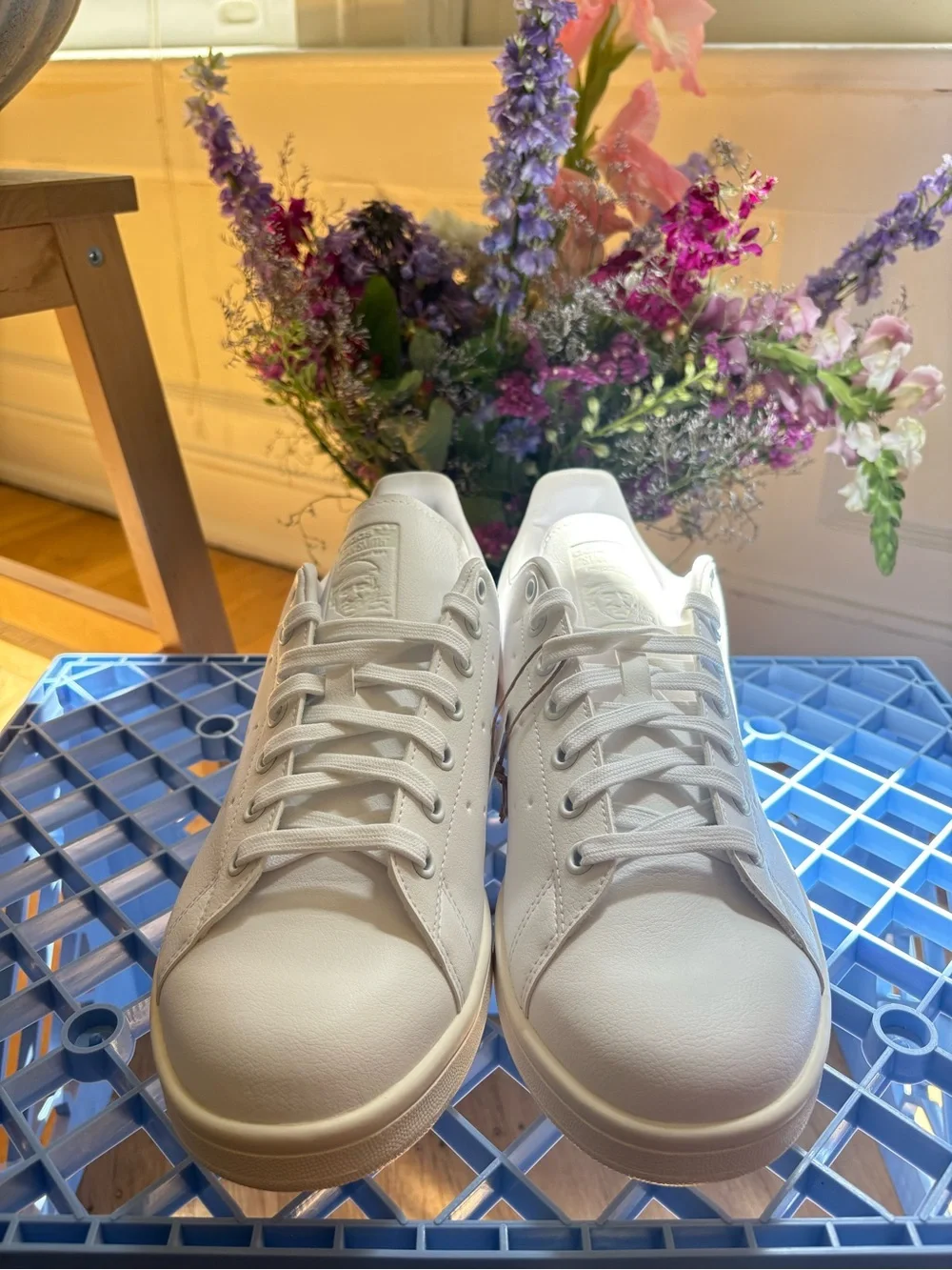 adidas all white